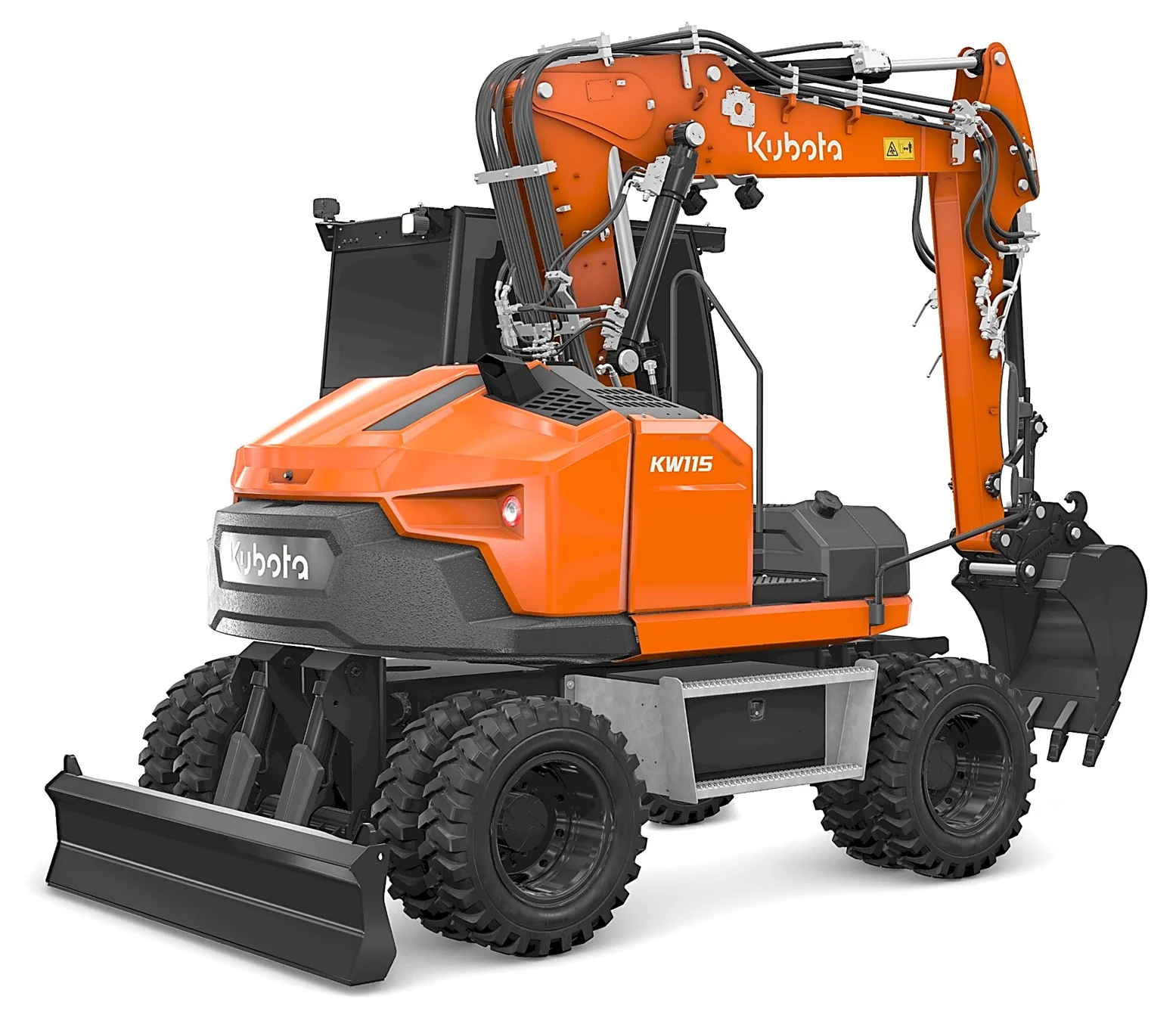 KW115 Kubota Mobilbagger