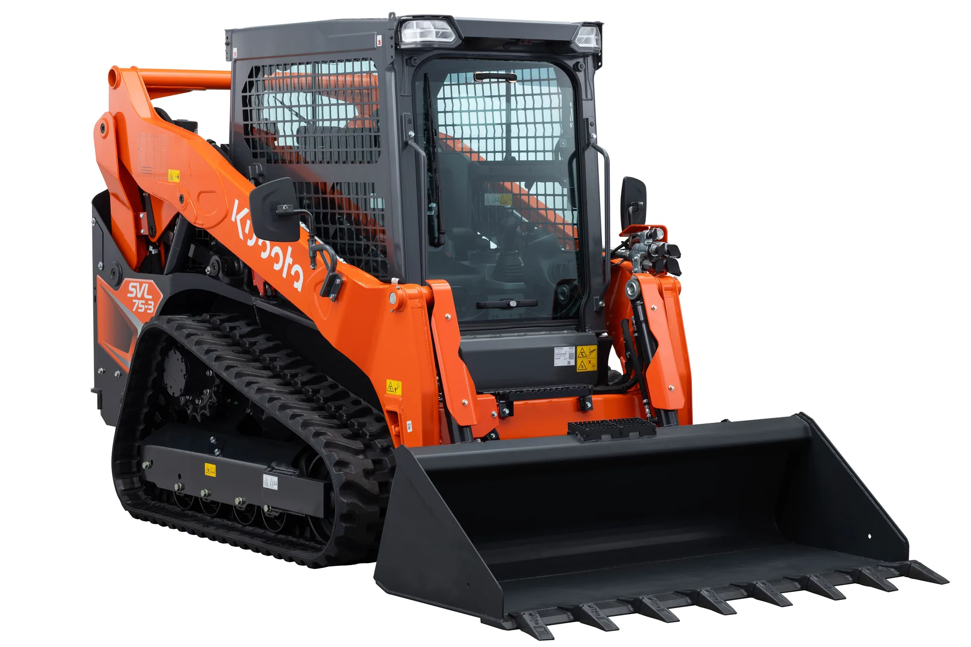 SVL75-3 Mobilbagger in Seitenansicht