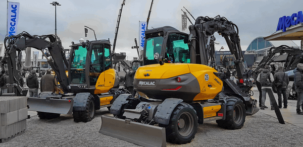 Read more about the article Mecalac MCR Bagger MWR Mobilbagger begeistern Bauma Besucher