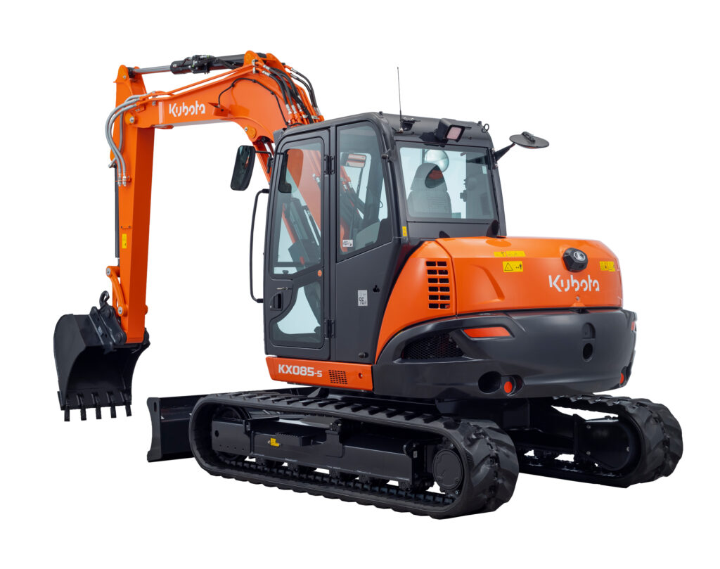 Der neue Kubota KX085-5: Leistungsstarker und vielseitiger Kompaktbagger 6