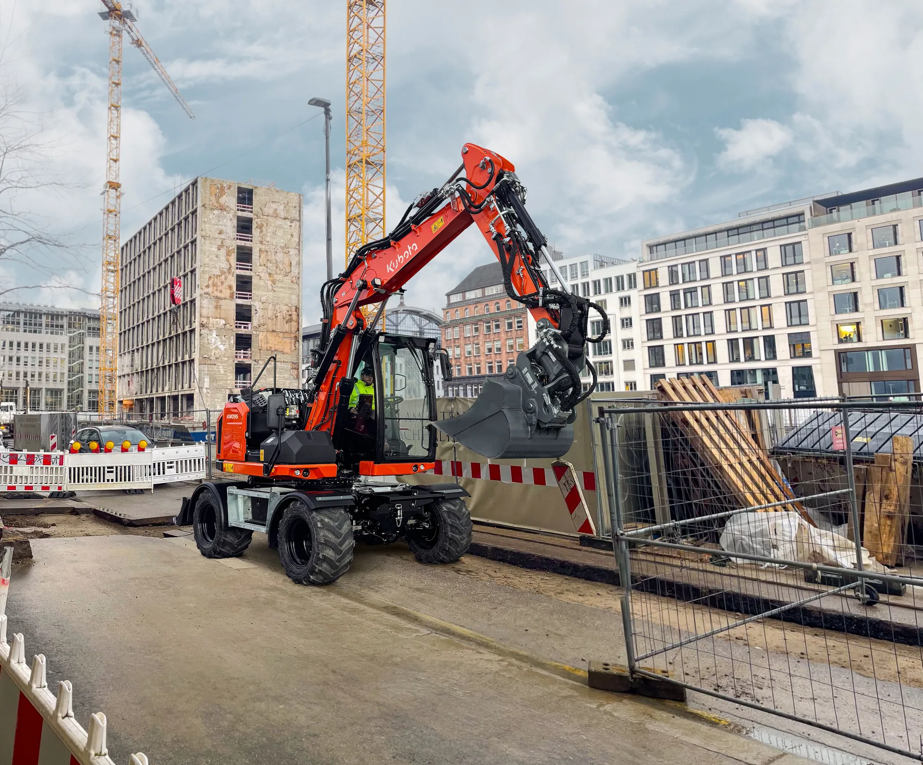 Kubota Mobilbagger KW095 & KW115 im Einsatz